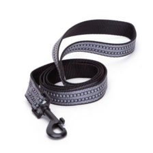 Nobleza vodítko s reflexným pruhom 1,5 x 120 cm sivé